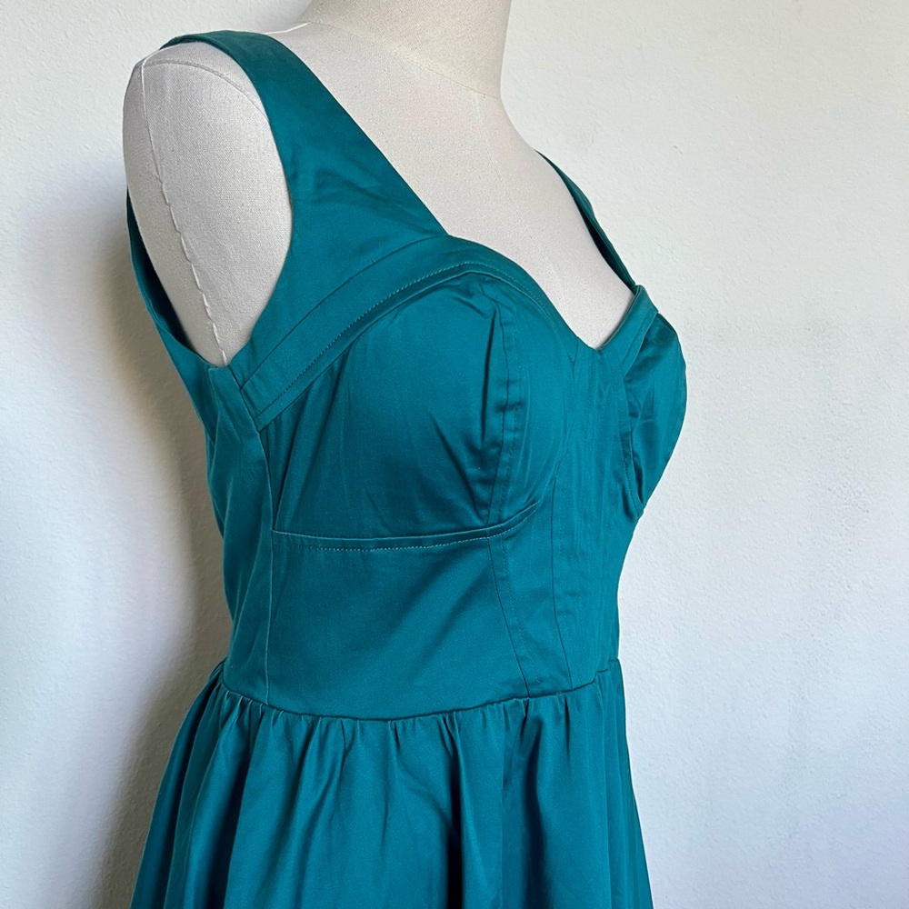 XOXO Y2K Teal Mini Dress - Picture 3 of 4